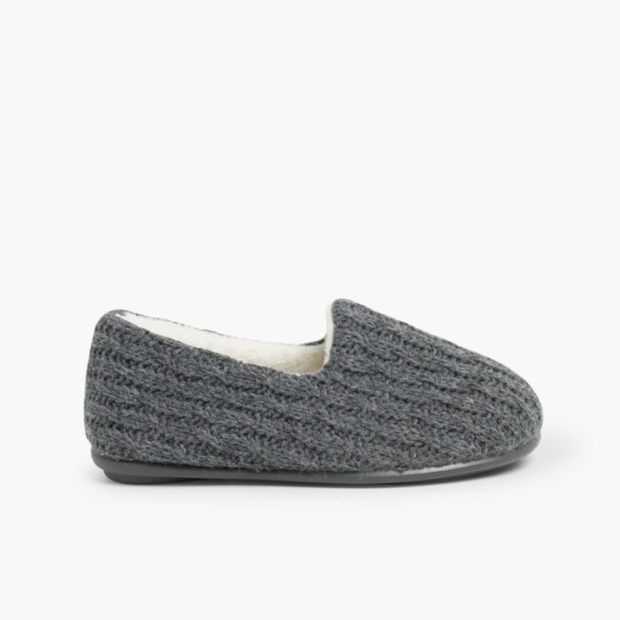 Zapatillas Casa Niños Tipo Lana 