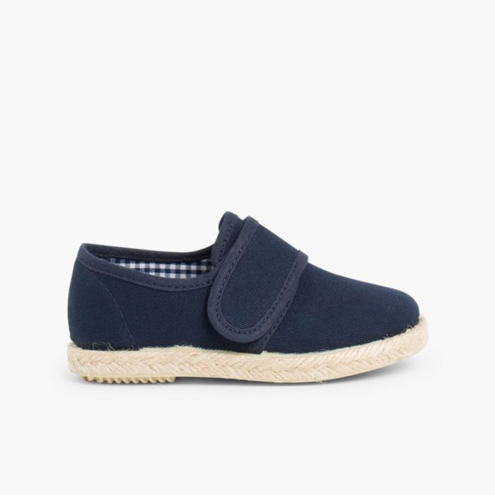 Zapato Blucher cinta adhesiva  Suela Alpargata