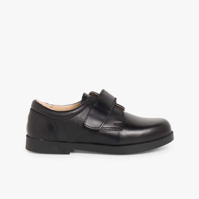 Zapatos Colegiales Escolares Niño tira adherente   