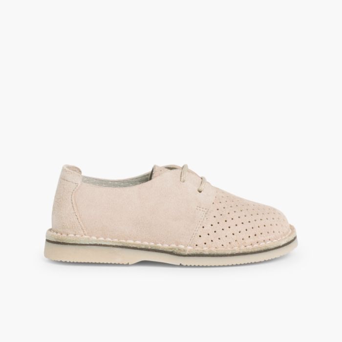 Zapato Serraje Blucher con Picado