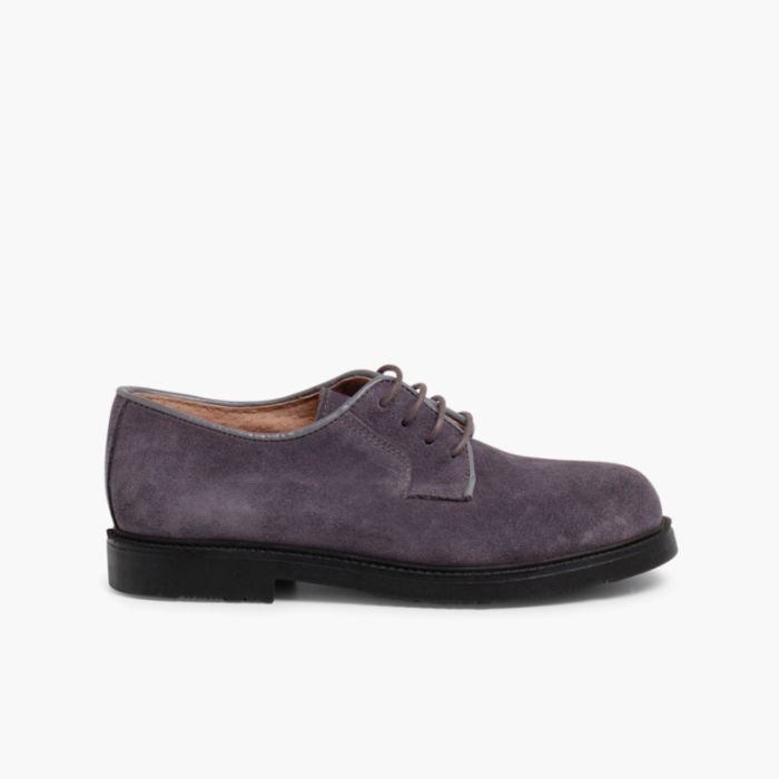 Zapatos blucher de serraje