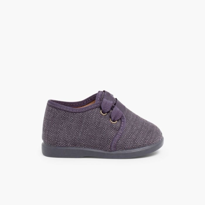 Zapatos de Tela Tipo Blucher Niño