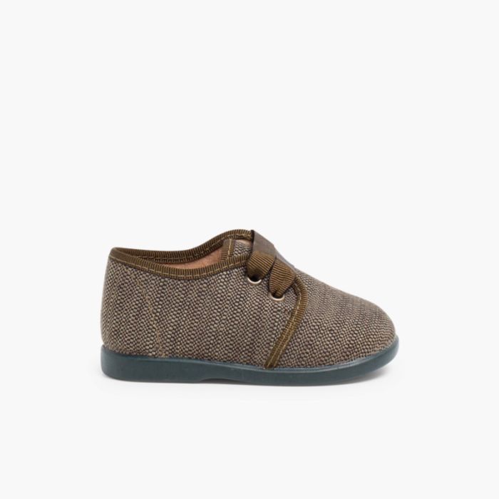 Zapatos de Tela Tipo Blucher Niño