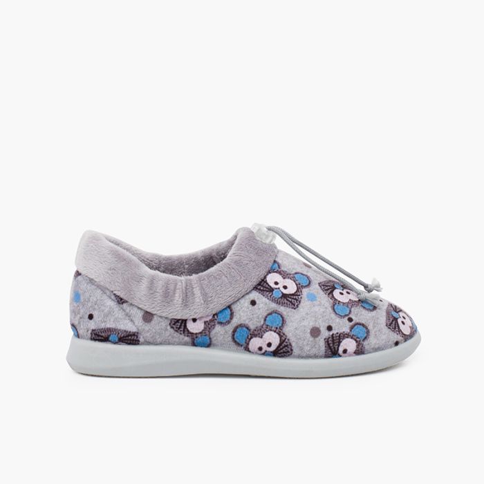 Zapatillas casa babuchas ajustables ratones