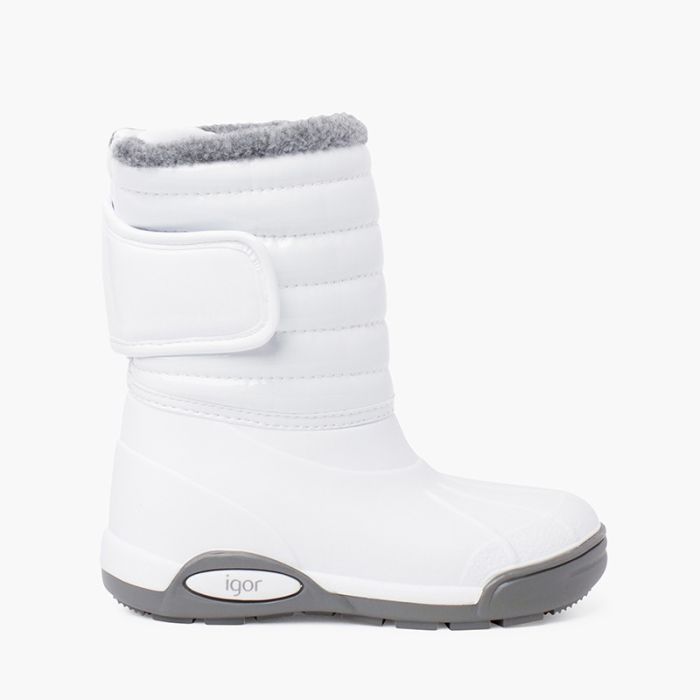 Botas apreski charol forro pelo cierre ajustable