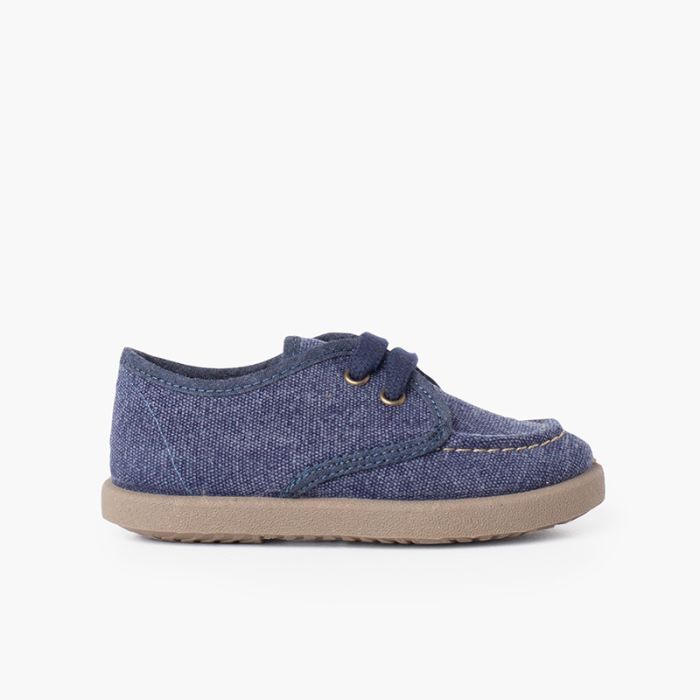 Náutico lona casual suela sport