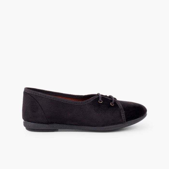 Blucher niña terciopelo salón