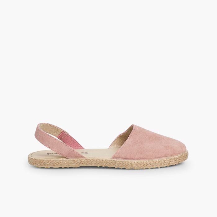 Sandalias Cerradas Mujer y Niña Serraje 