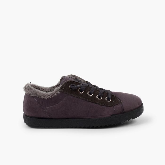 Zapatillas invierno niños con forro pelo