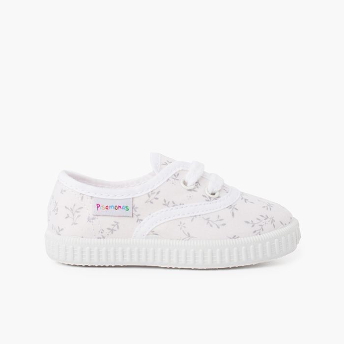 Zapatillas lona estampada niños