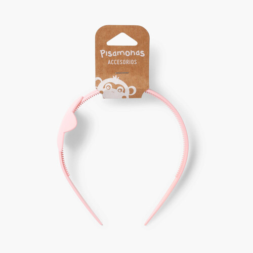 Diadema de Estrella Niña Rosa Pastel