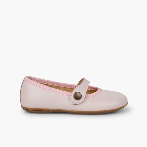 Merceditas Niña Piel Comuniones Rosa