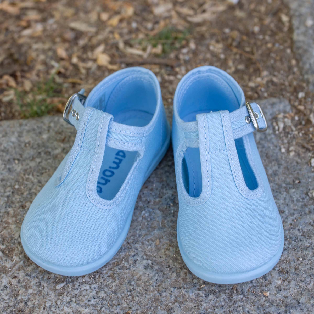 Comprare Scarpe Occhio di Bue Primi Passi Tela Fibbia