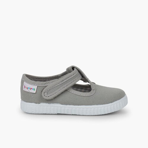 Pepitos Niños tira adherente    tipo zapatilla Gris