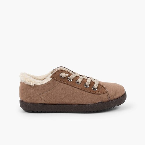 Zapatillas invierno niños con forro pelo Topo