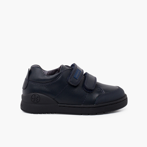 Zapatillas Biomecanics colegial tiras adherentes Azul Marino